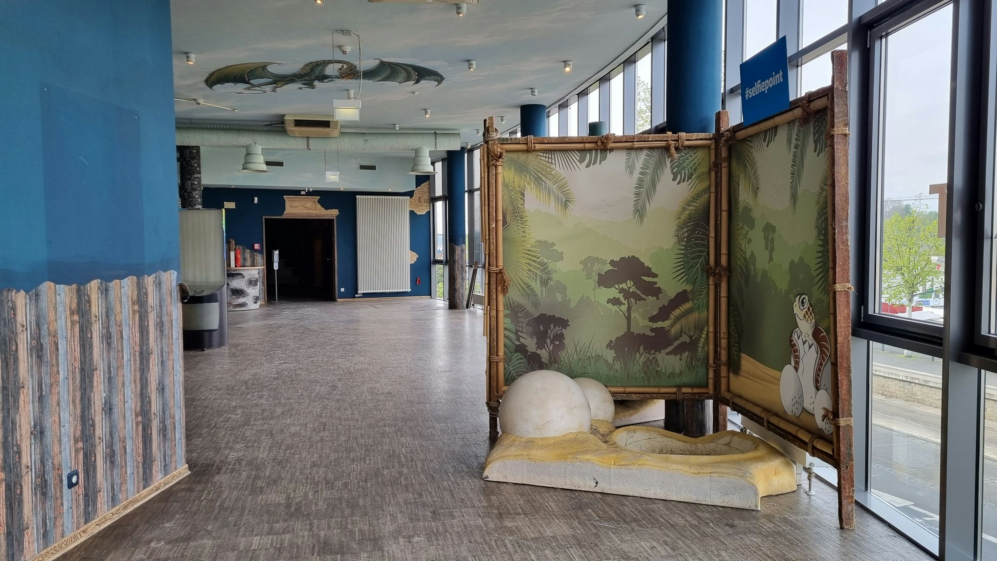 Der ehemalige Bistro- und Gastrobereich.