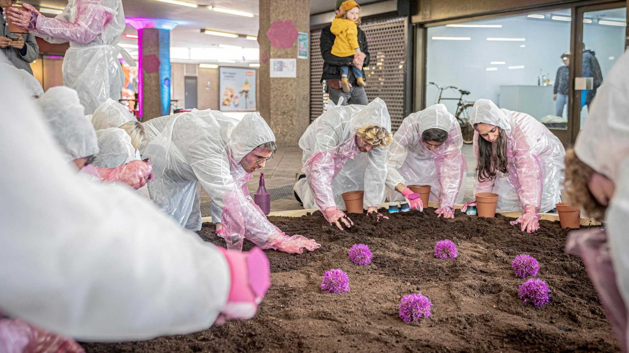Pflanzungen , Labore, Teilnehemr einer Musikschule der Besonderen Art... Foto: Meike Böschemeyer