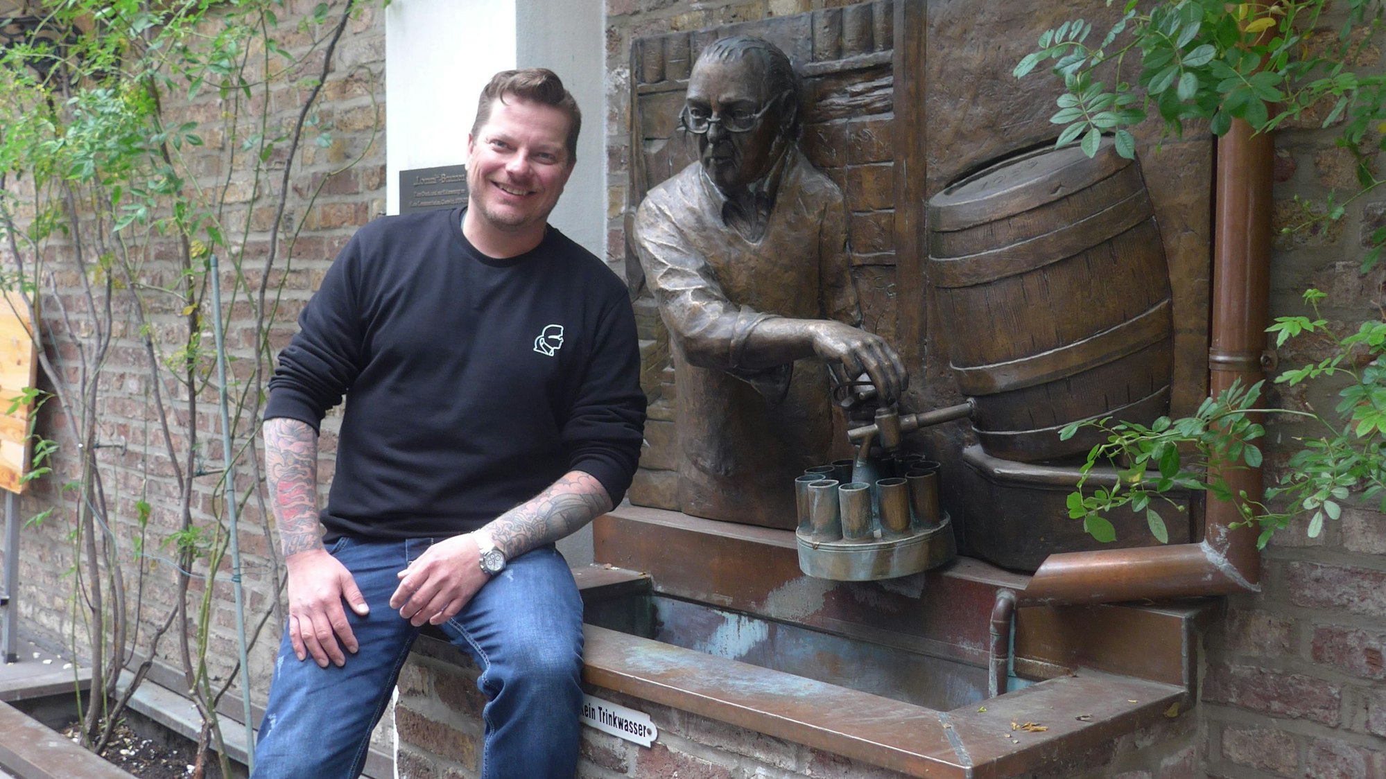 Michel Ellmann ist seit fünf Jahren Co-Geschäftsführer der Gaststätte Lommerzheim.