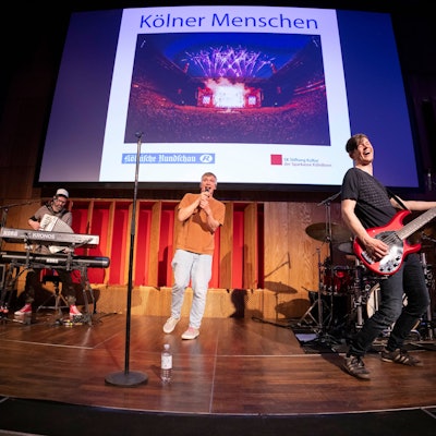 Kasalla sorgten bei den „Kölner Menschen“ für den stimmungsvollen Abschluss.