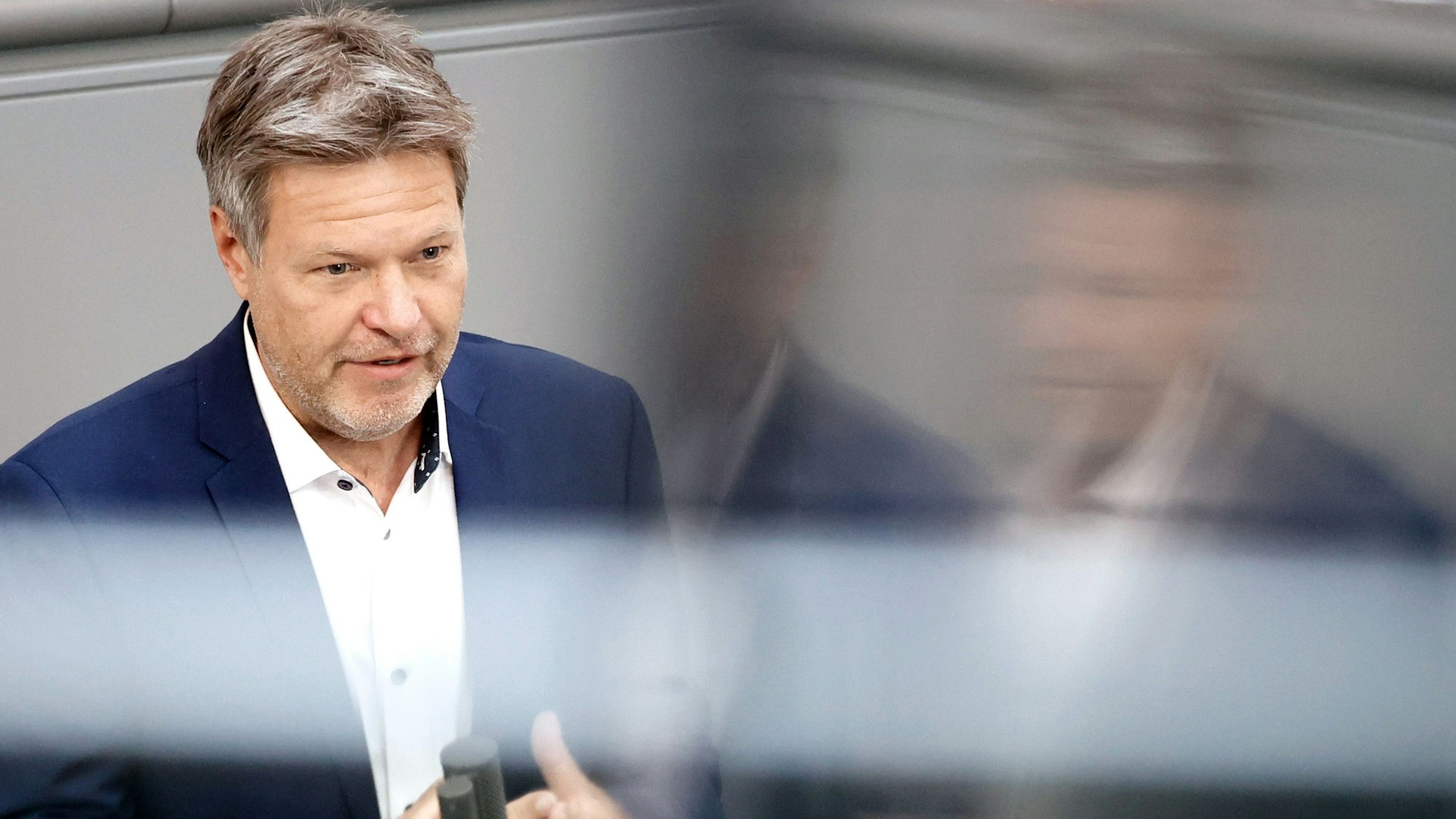 Robert Habeck (Bündnis 90/Die Grünen), Bundesminister für Wirtschaft und Klimaschutz (Archivbild)