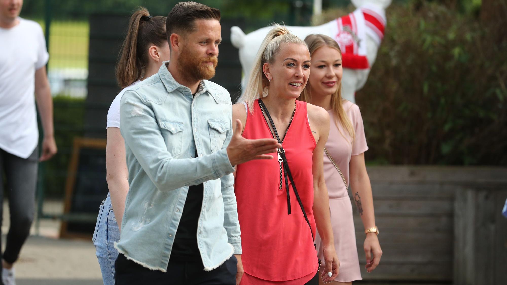 1. FC Köln, Saisonabschlussfeier, von links: Mike Wunderlich, Mandy Islacker (1. FC Köln). 28.05.2023, Bild: Herbert Bucco