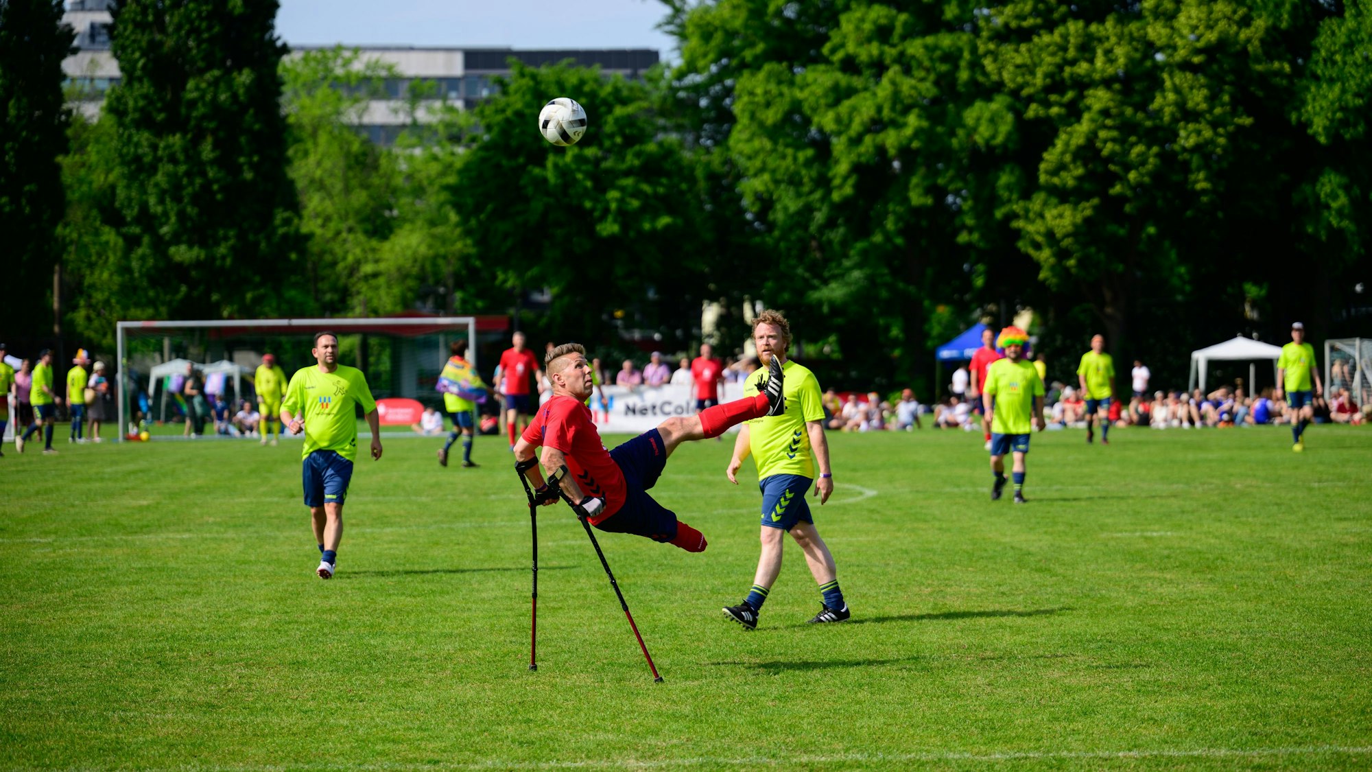 Ein Spiel beim Come-Together-Cup