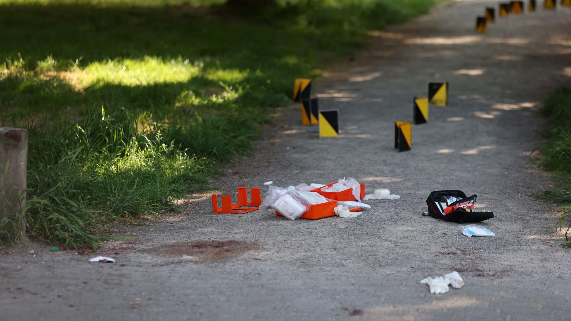 Spuren einer schrecklichen Bluttat: Ende Mai wurde ein 35-Jähriger durch einen Kopfschuss getötet.