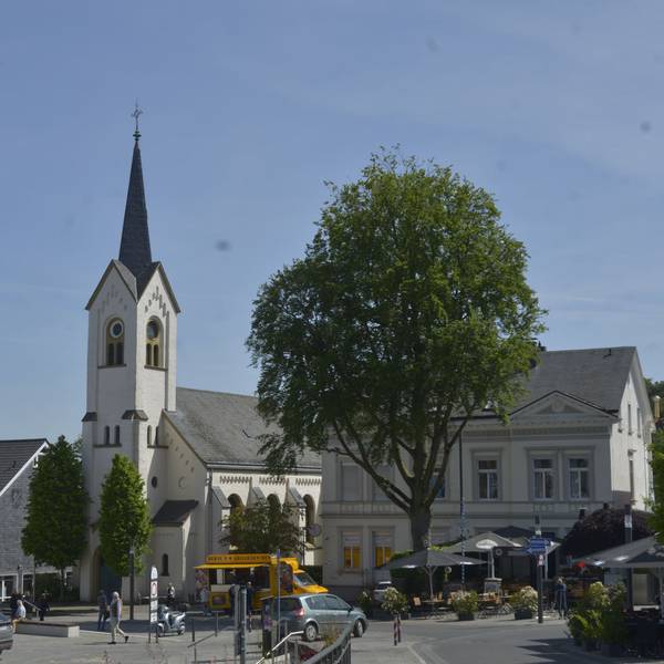Die Evangelische Kirche am Markt in Wipperfürth.