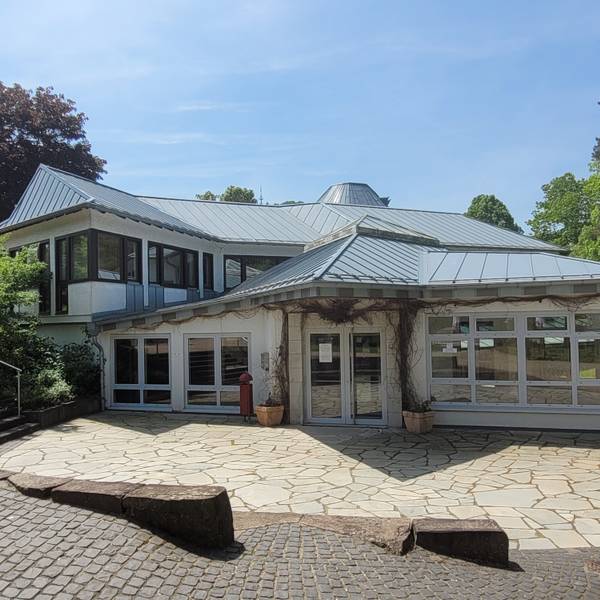 Blick auf das ehemalige Nationalparktor in Gemünd.