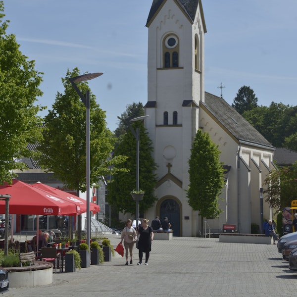 Die Evangelische Kirche am Markt in Wipperfürth.