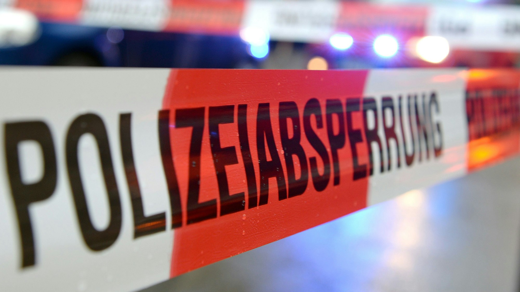 Polizeiabsperrung