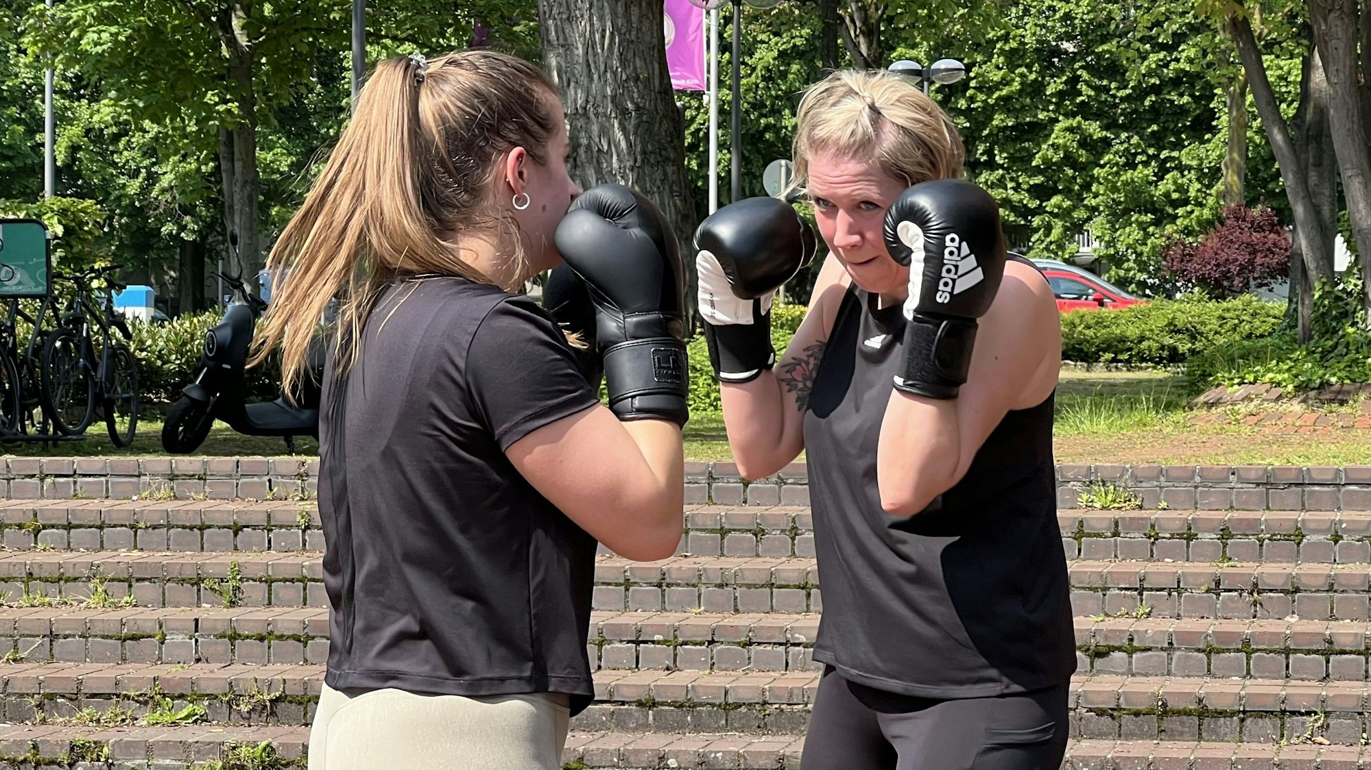 Fitnessboxen mit Coach Hightower/Pete