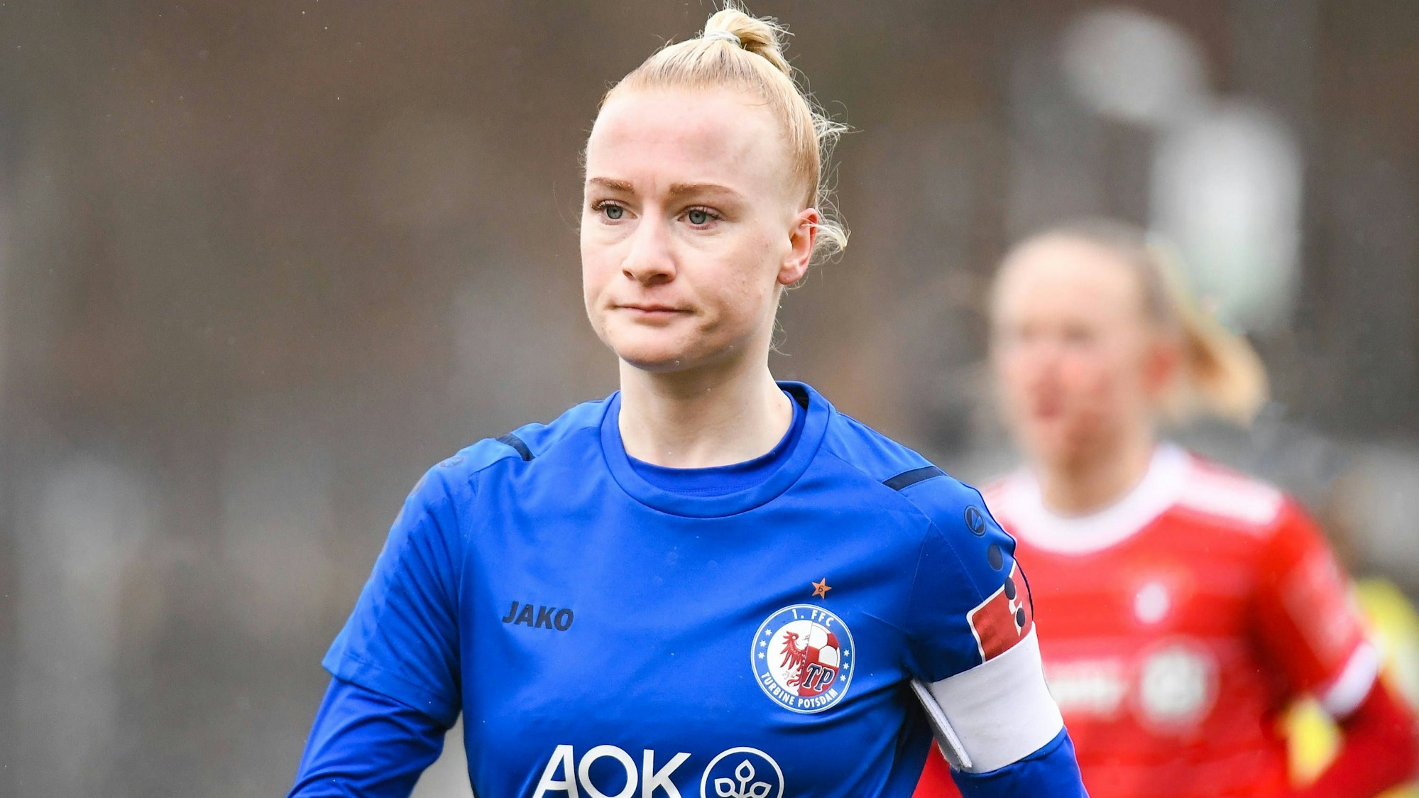 Fußball I Frauen I Saison 2022-2023 I 1. Bundesliga I 11. Spieltag I 1. FFC Turbine Potsdam - FC Bayern München I 25.02.2023 Anna Gerhardt 21, Turbine Potsdam ist mit dem Spielverlauf nicht zufrieden. Freisteller, Porträt, Portrait, Einzelfoto Potsdam Karl-Liebknecht-Straße 90 Brandenburg Deutschland *** Soccer I Women I Season 2022 2023 I 1 Bundesliga I 11 Matchday I 1 FFC Turbine Potsdam FC Bayern Munich I 25 02 2023 Anna Gerhardt 21, Turbine Potsdam is not satisfied with the course of the game Freisteller, portrait, portrait, single photo Potsdam Karl Liebknecht Straße 90 Brandenburg Germany Copyright: xLobeca/InesxHähnelx