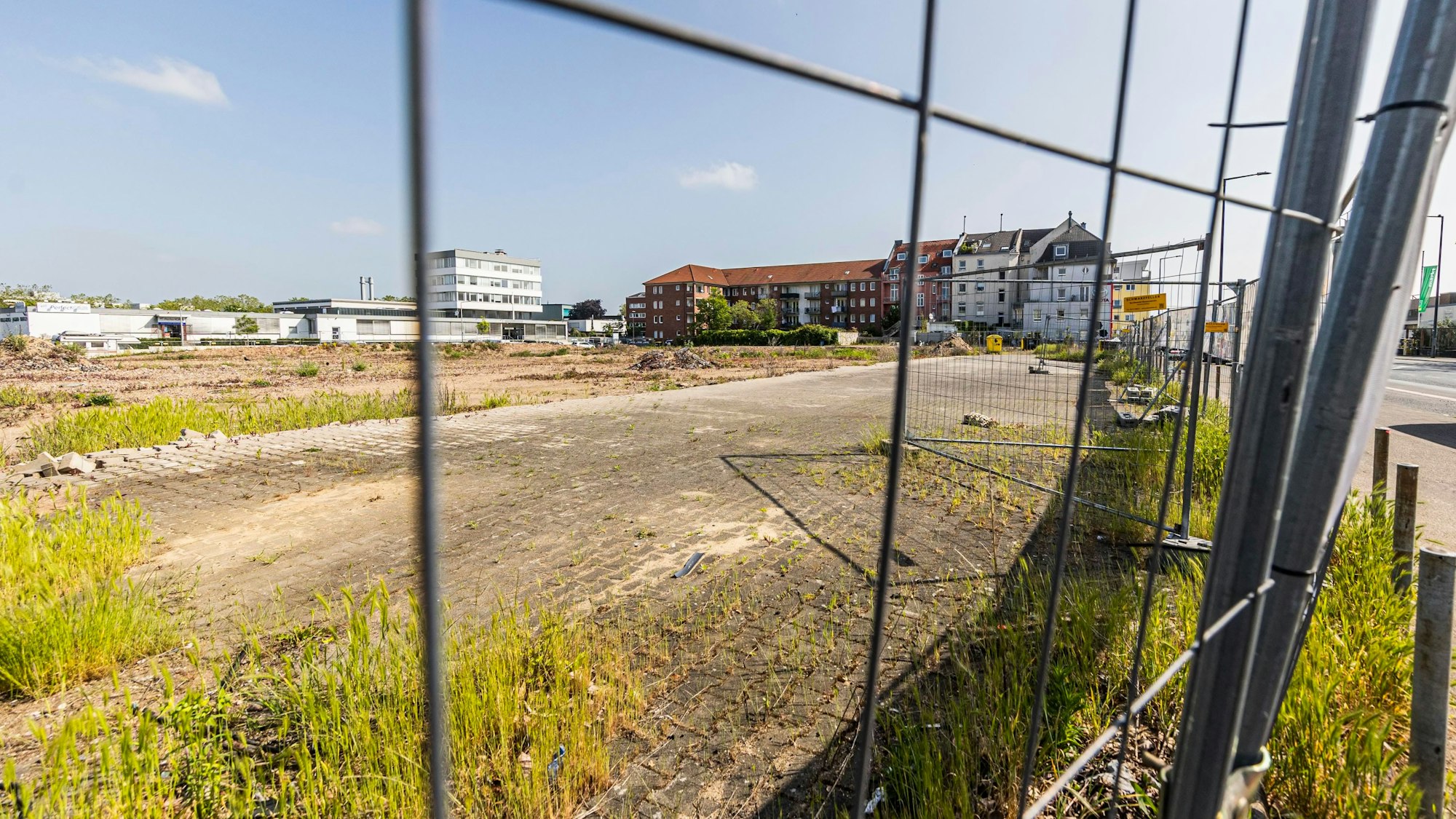 Das Baugelände auf der Liebigstraße.