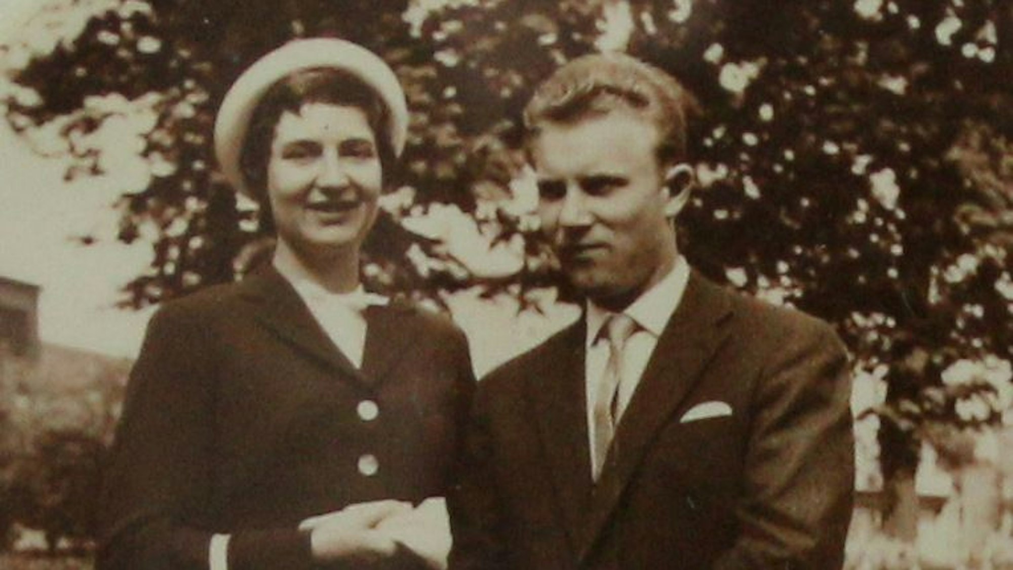 Hochzeitsfoto des Paares