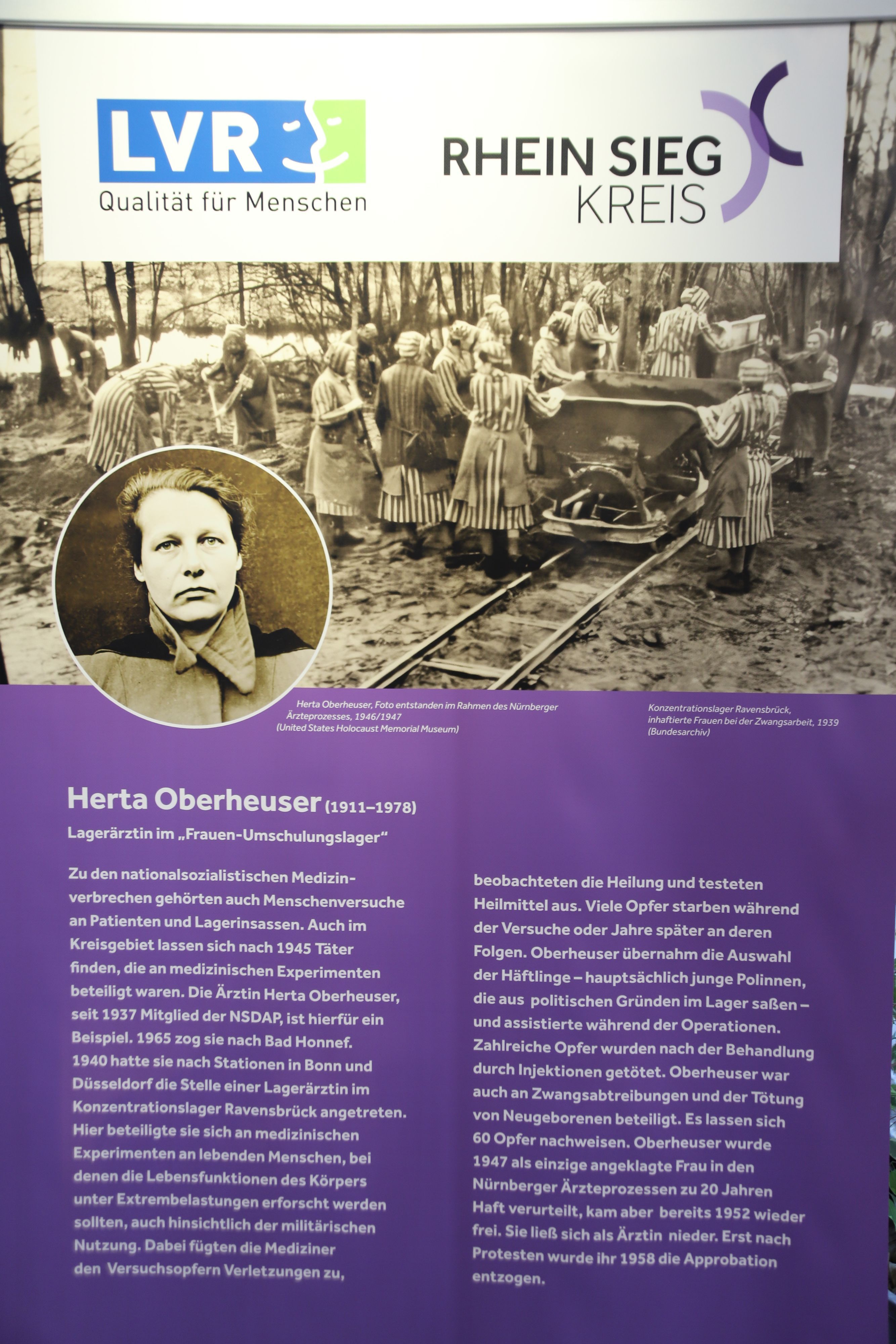 Ein Bild der Ausstellung der NS-Zeit im Rhein-Sieg-Kreis.