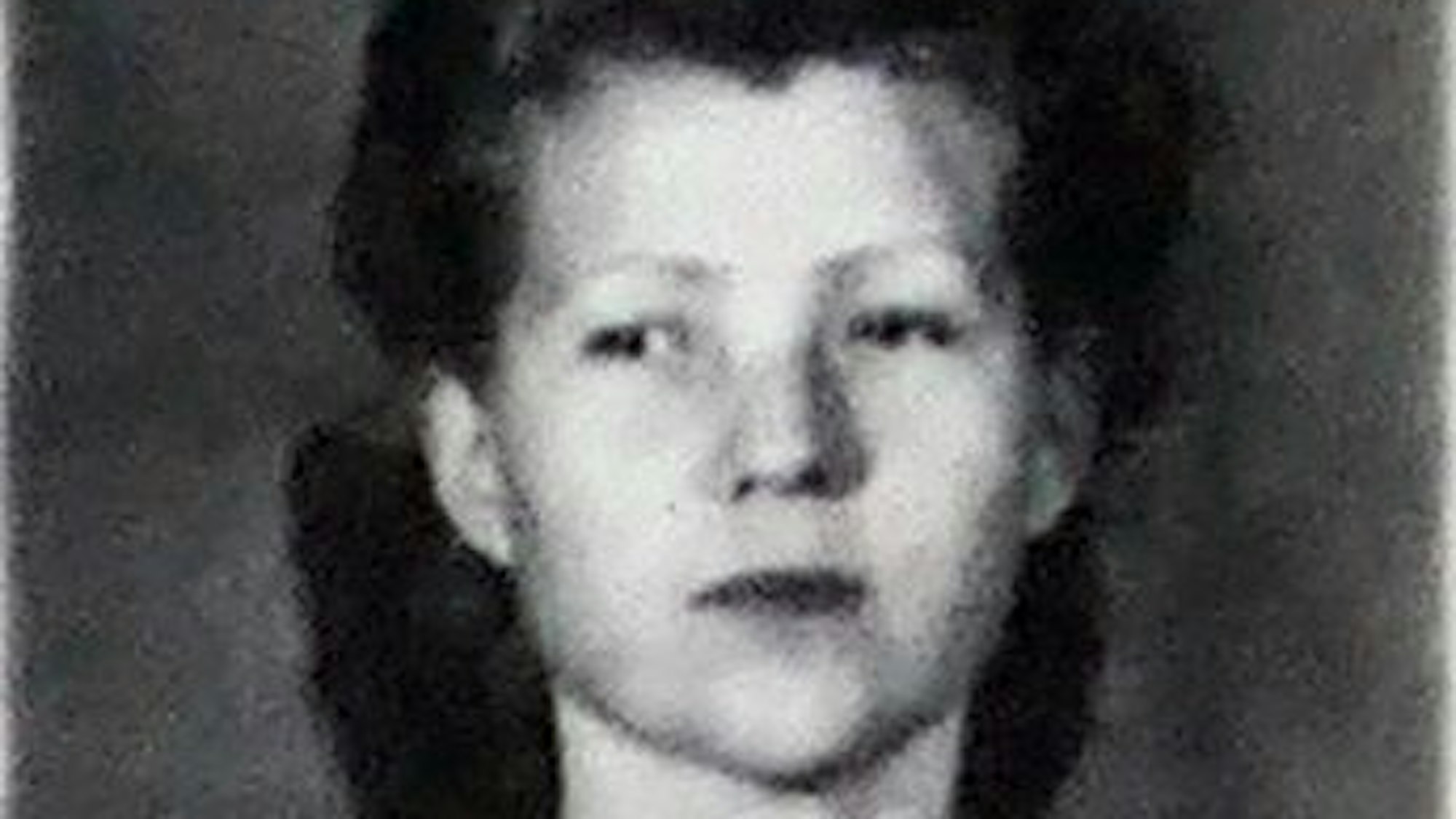 Erkennungsdienstliche Fotos von Nina Sawina, September 1944.