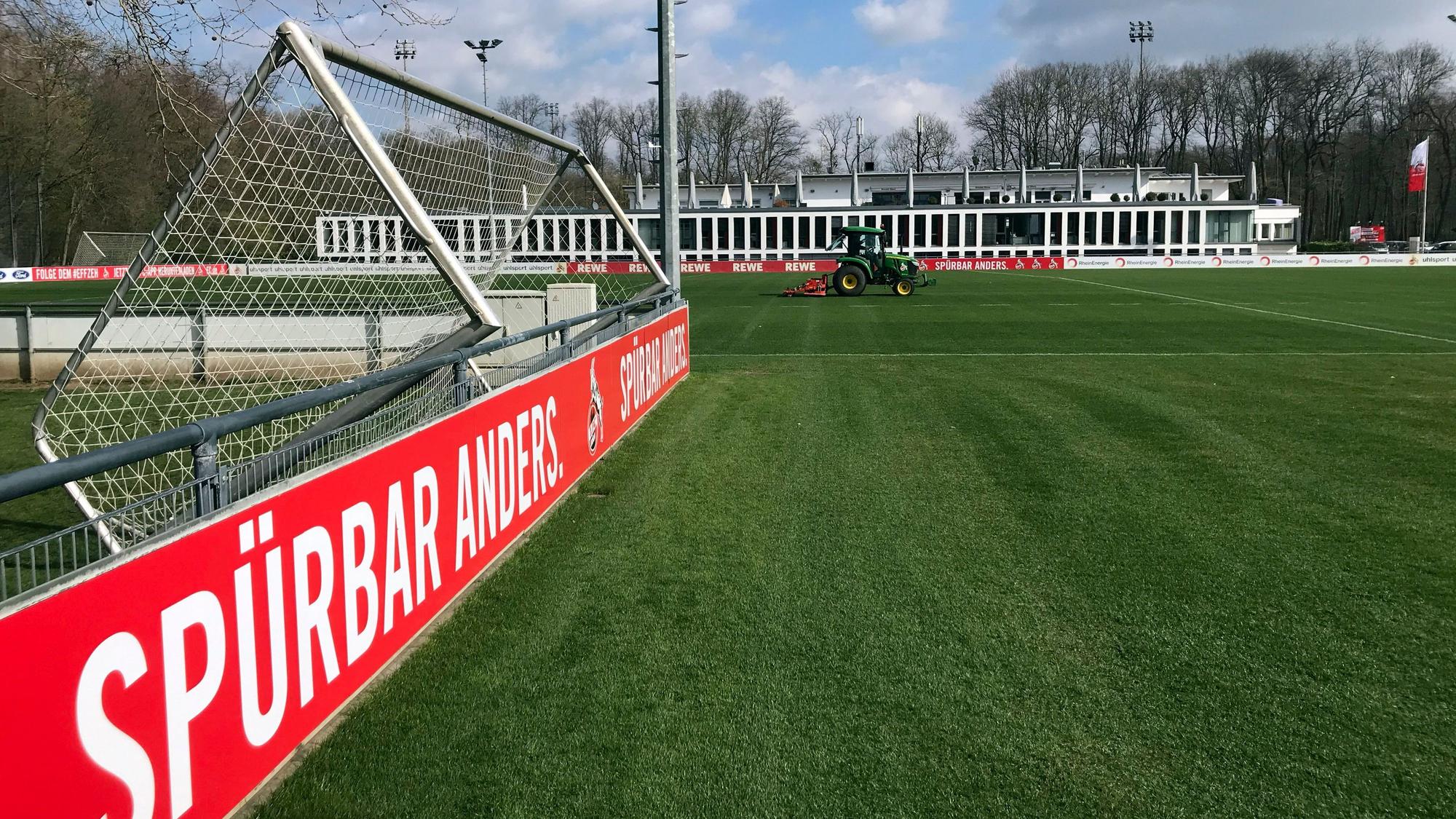 Das Trainingszentrum des 1. FC Köln im Grüngürtel.