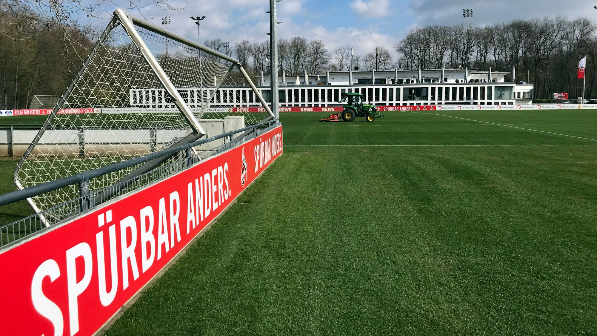 Das Trainingszentrum des 1. FC Köln im Grüngürtel.