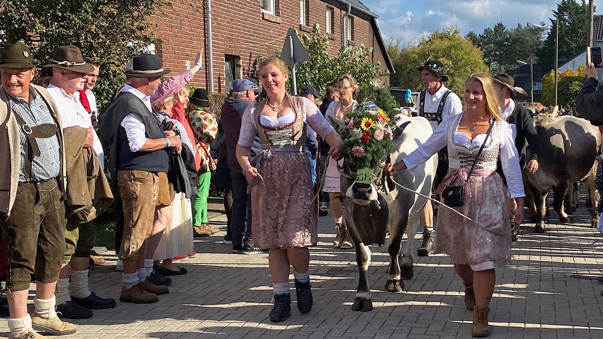 Der Weißer Almabtrieb zieht jedes Jahr Hunderte Besucher an.