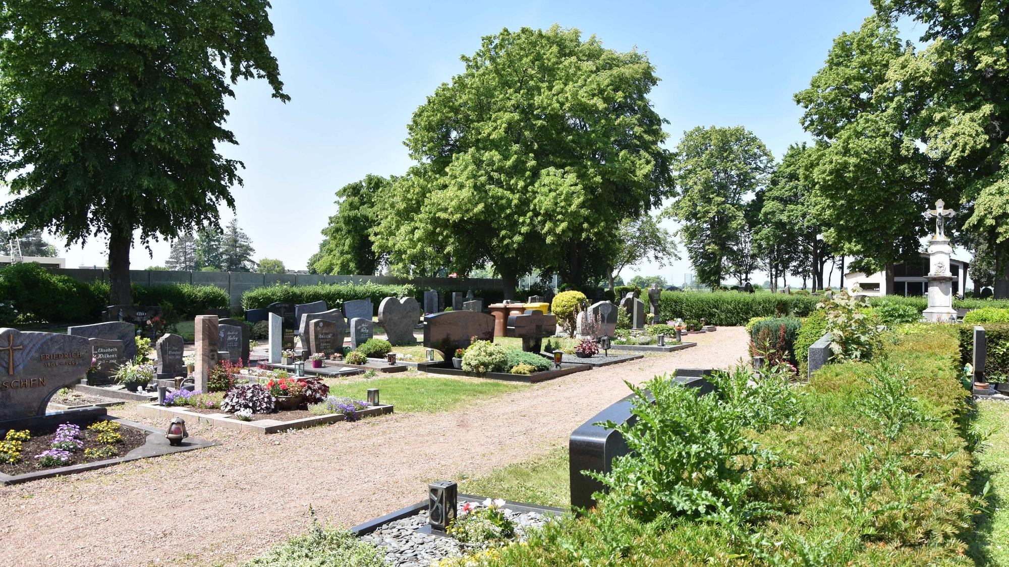 Der Heppendorfer Friedhof.