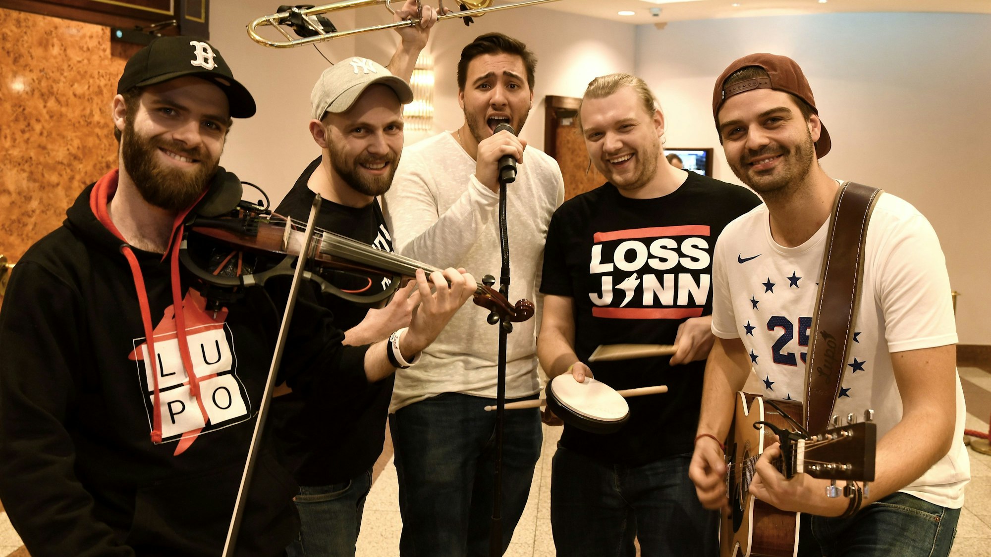 Die Musikgruppe Lupo im Backstage.