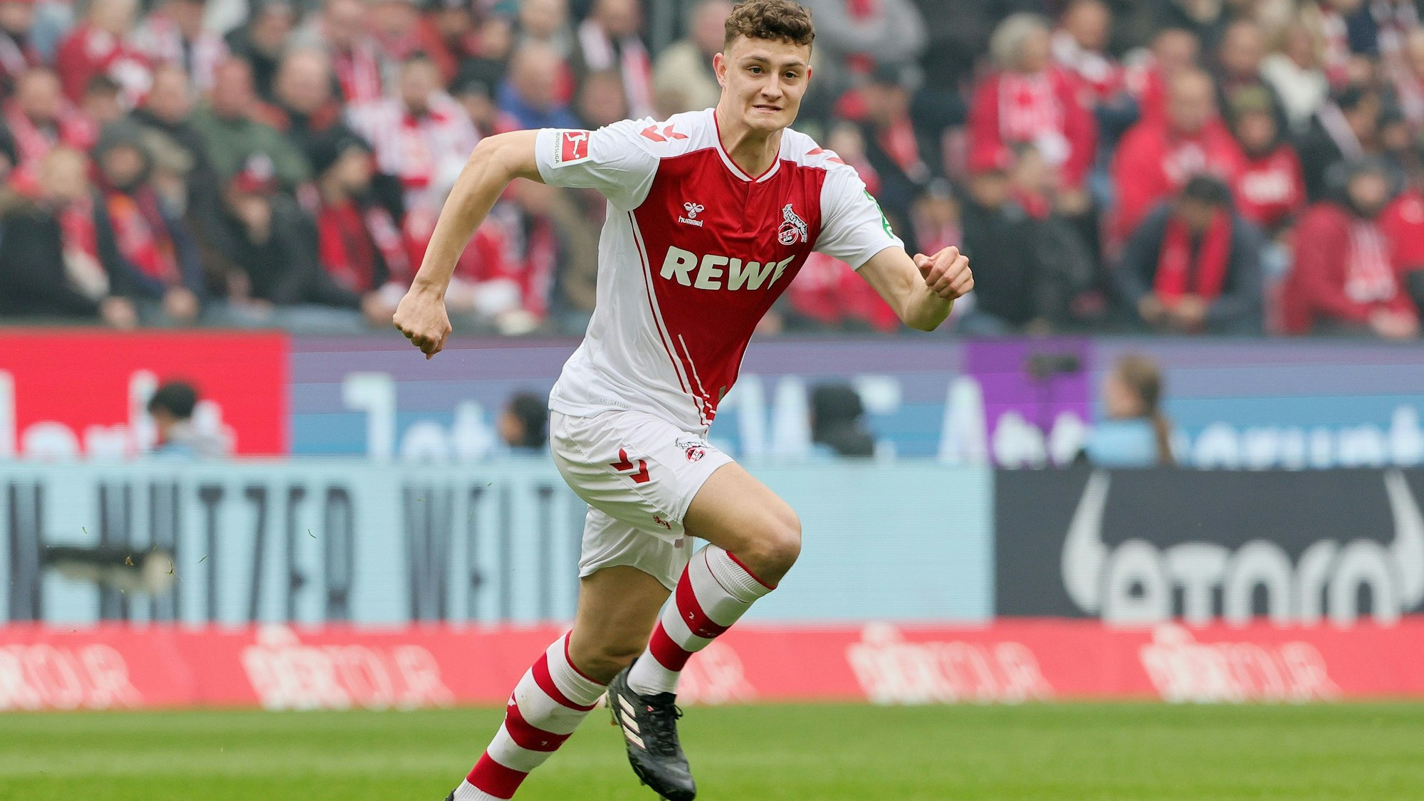 1.FC Köln vs. Borussia Mönchengladbach, 02.04.2023, 26. Spieltag, 15.30 Uhr, Eric Martel (1. FC Köln), Bild: Herbert Bucco