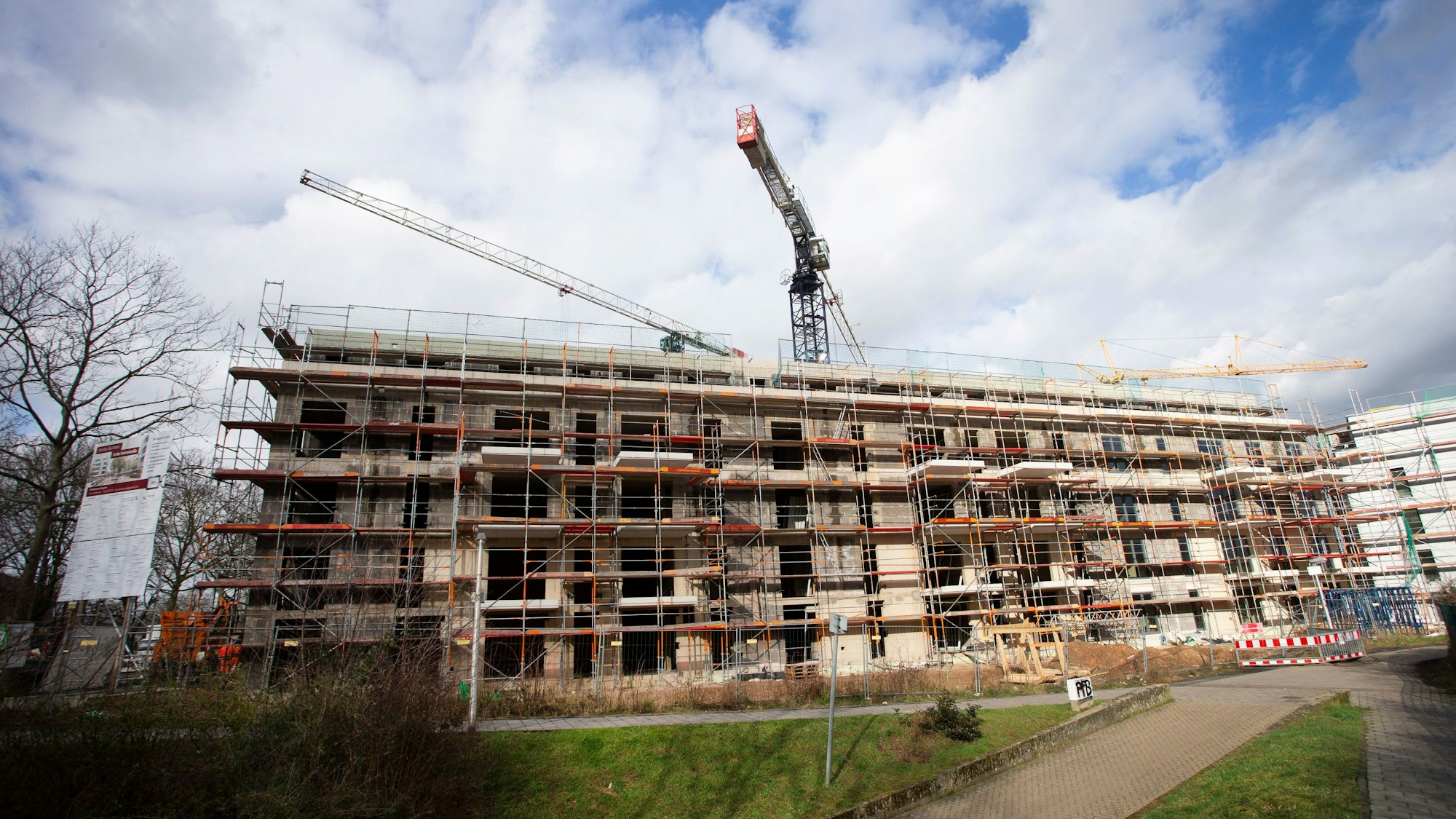 Ein Neubaugebiet in Köln.