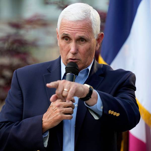Mike Pence, früherer Vize-Präsident von Donald Trump, hat seine Kanditur für die Republikaner zur US-Präsidentschaftswahl bekanntgegeben. (Archivbild)