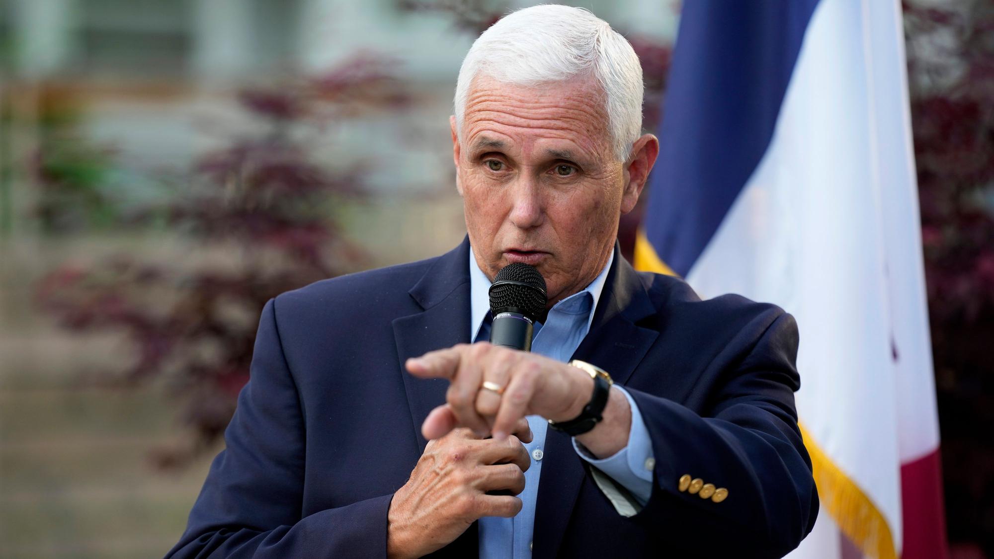 Mike Pence, früherer Vize-Präsident von Donald Trump, hat seine Kanditur für die Republikaner zur US-Präsidentschaftswahl bekanntgegeben. (Archivbild)