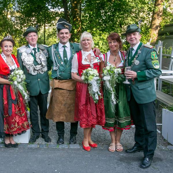 Schützen-Krönung in Wipperfürth.