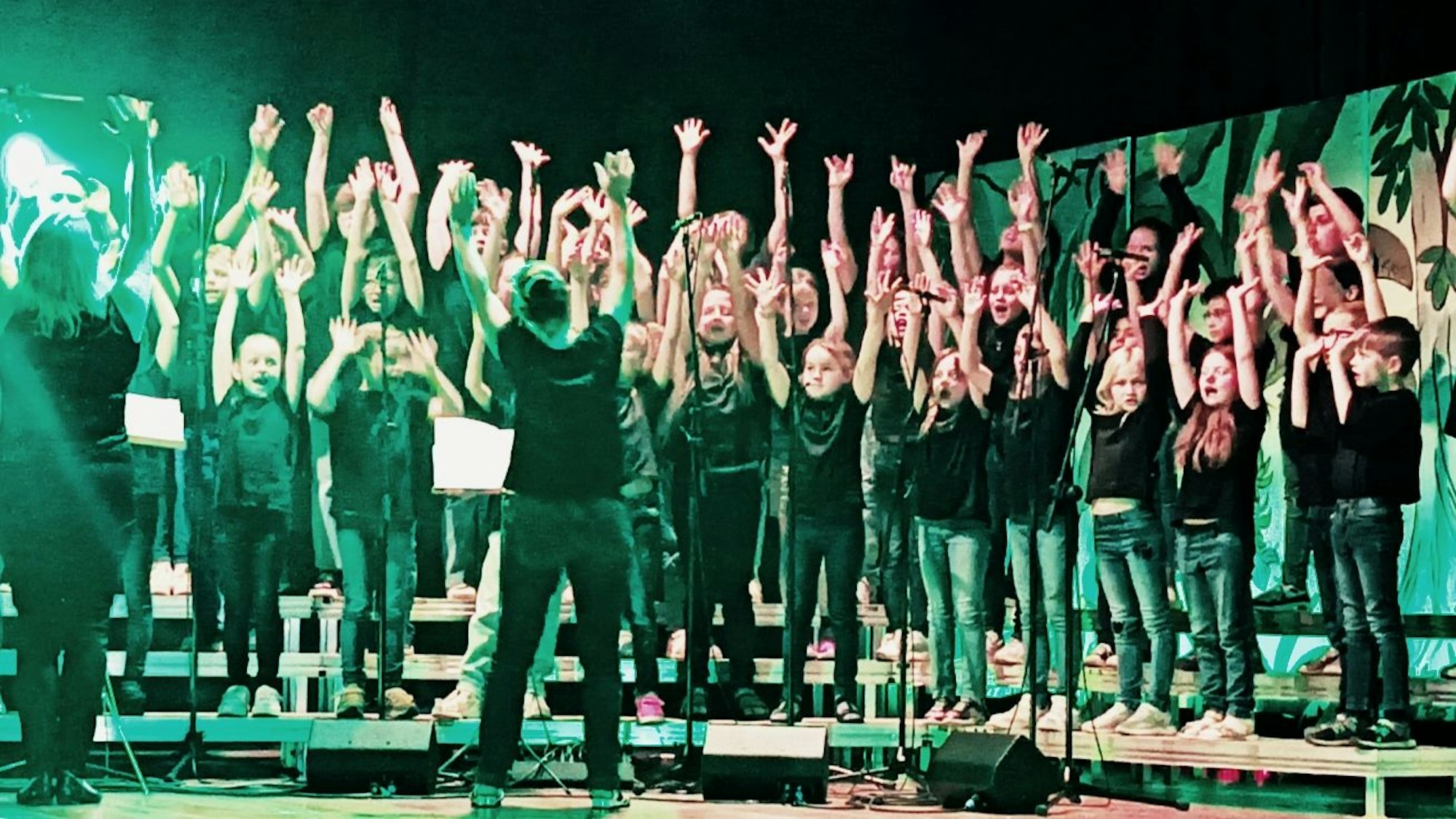 Auftritt der Carl-Sonnenschein-Schule im Medio Rhein-Erft