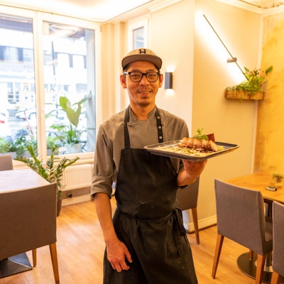 Hoa Hiep Lam, Inhaber und Küchenchef im Bep No.2 auf der Richard-Wagner-Straße in Köln.