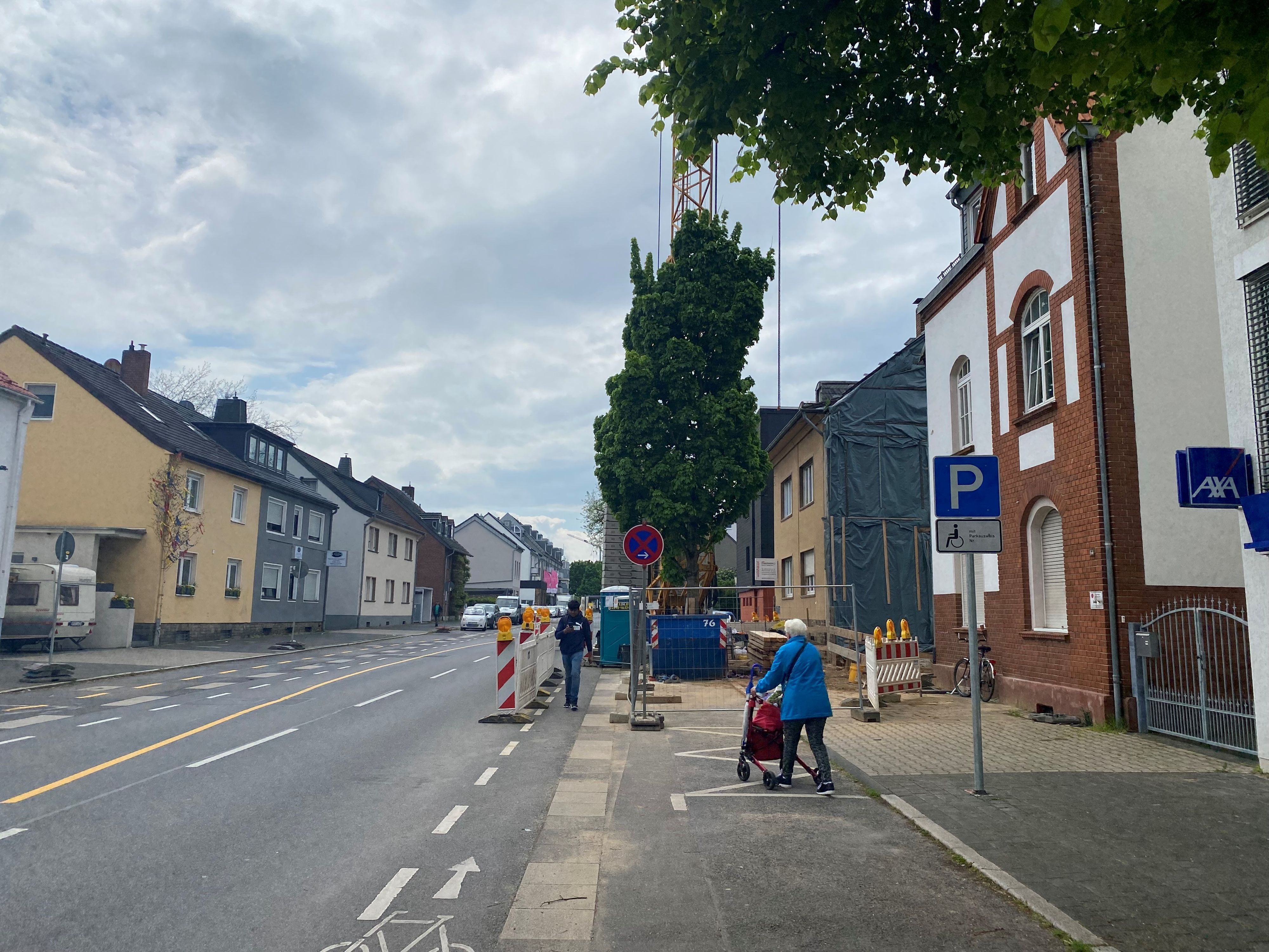 Die Pingsdorfer Straße in Brühl wird neu gestaltet.