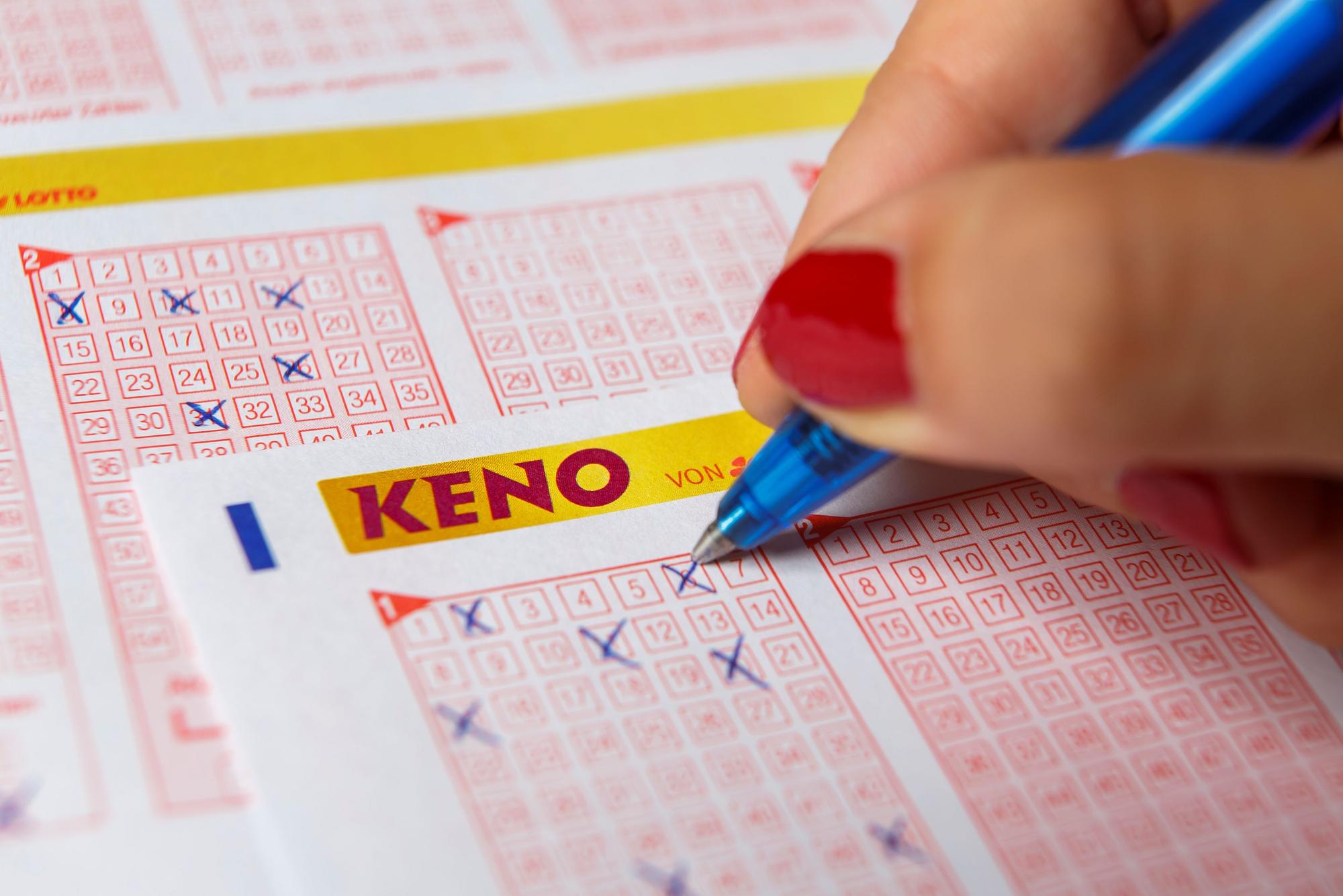 KENO Spielschein