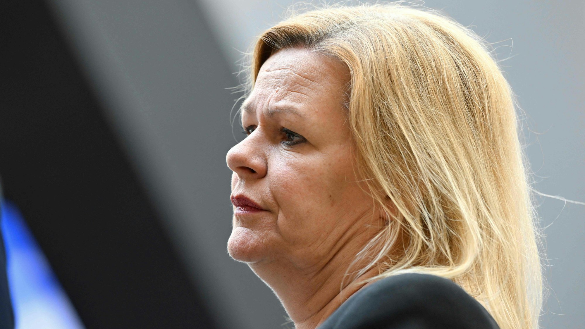 Es ist Nancy Faeser zu sehen.