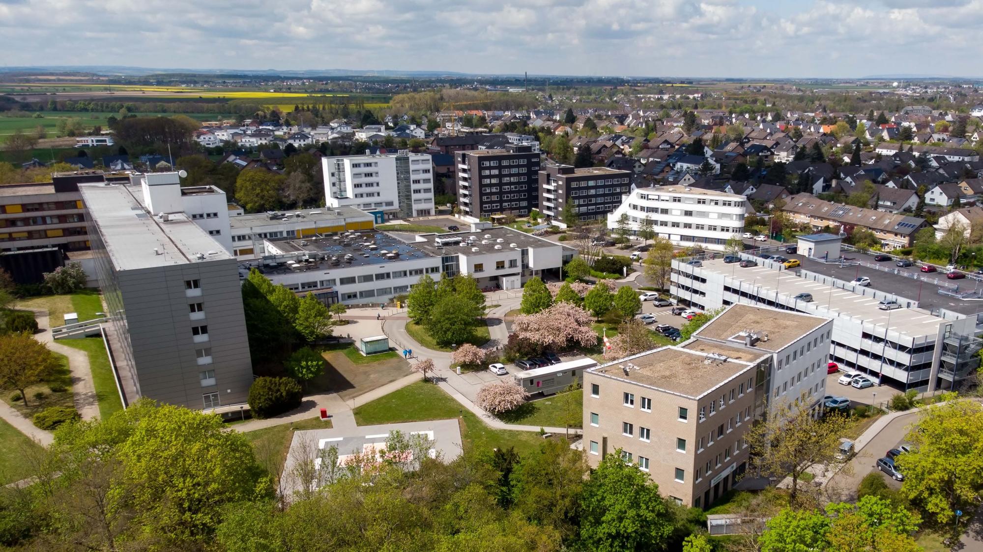 Das Luftbild zeigt das Marien-Hospital Euskirchen.