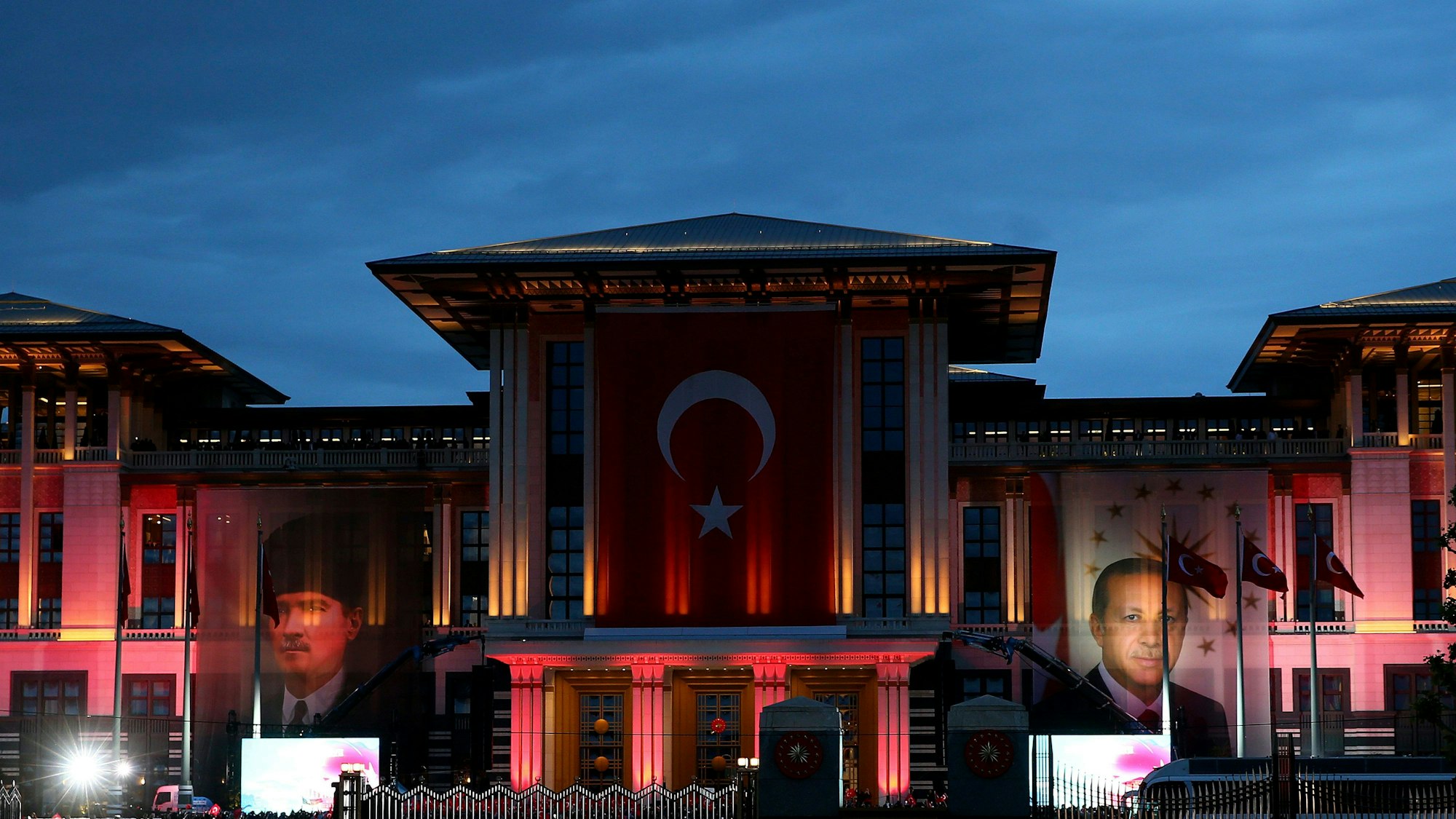 Der Präsidenten Palast in Ankara.