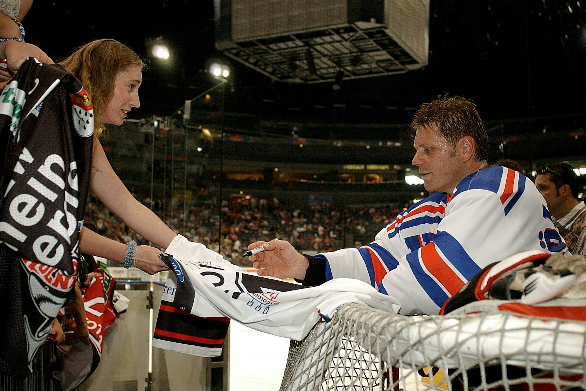 Peppi Heiß mit den Fans