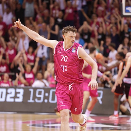 Finn Delany / Telekom Baskets Bonn vs. ratiopharm Ulm , Playoffs Finale Spiel 2 *** Finn Delany Telekom Baskets Bonn vs ratiopharm Ulm , Playoffs Final Game 2