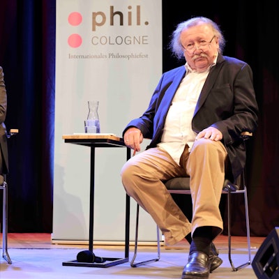 Schätzen sich durchaus: Robert Habeck (l.) und Peter Sloterdijk.