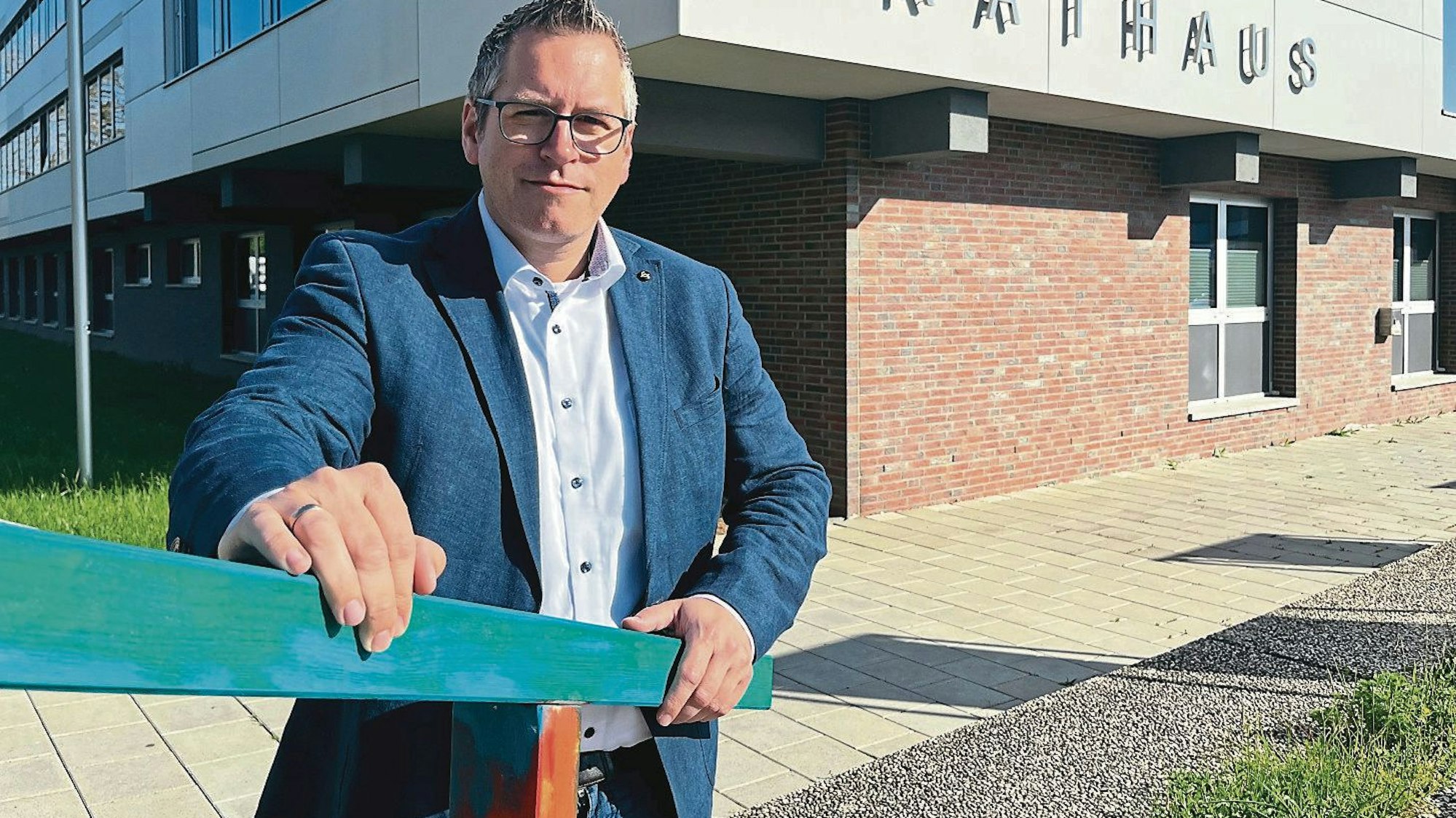 Sascha Solbach (SPD) ist Bürgermeister von Bedburg.