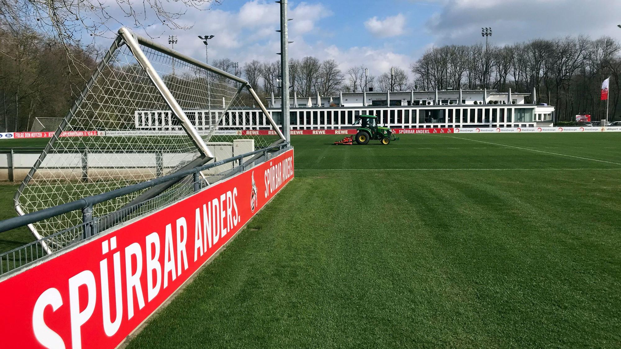 Die Heimat des FC im Grüngürtel: das Geißbockheim.