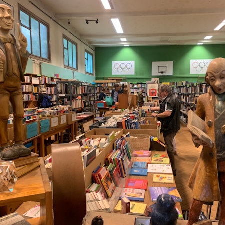 Die Bücherhalle auf dem Gelände der Steyler Missionare