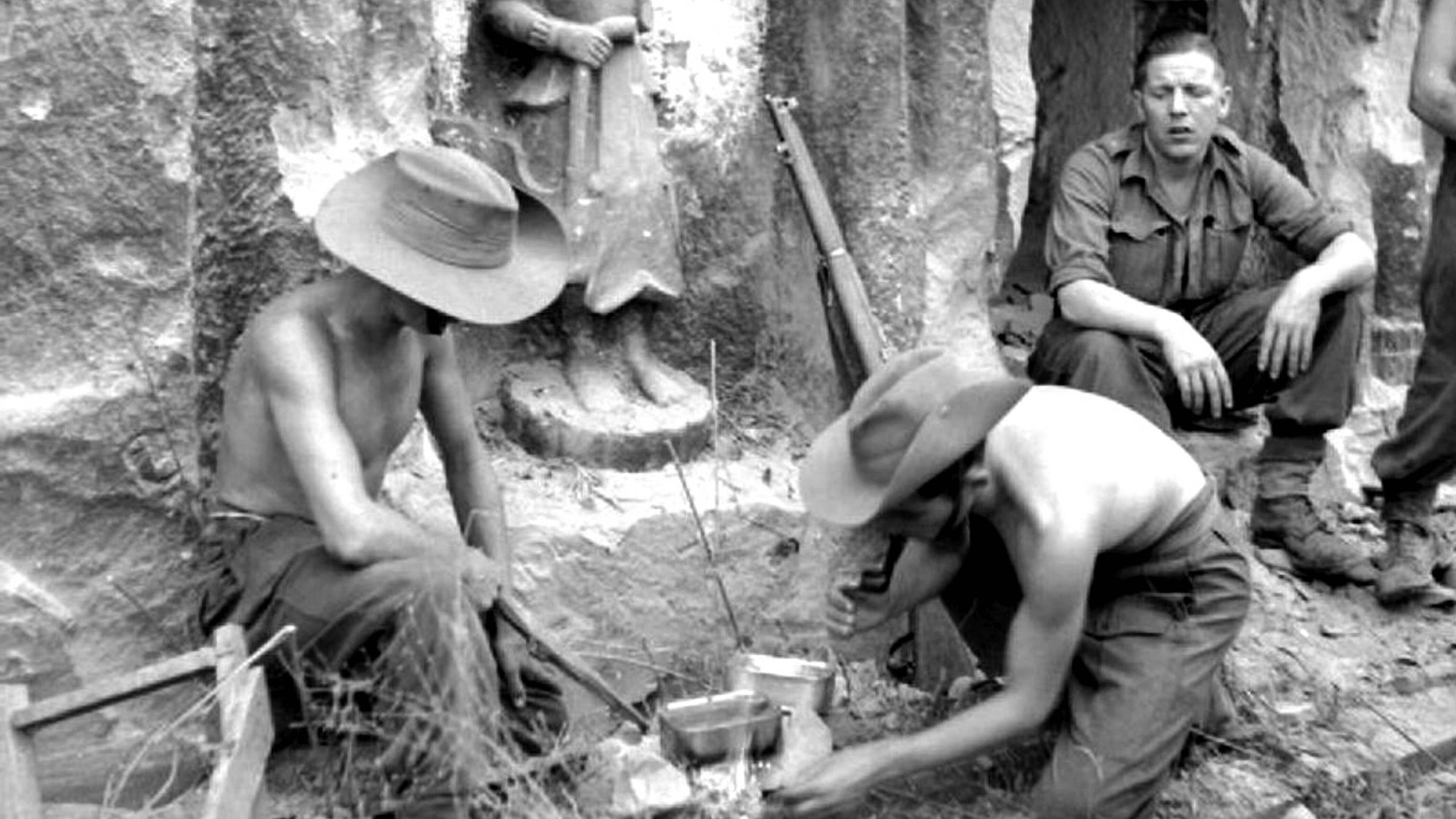 Ramree war im Zweiten Weltkrieg umkämpft. Archivbild aus dem Jahre 1945.