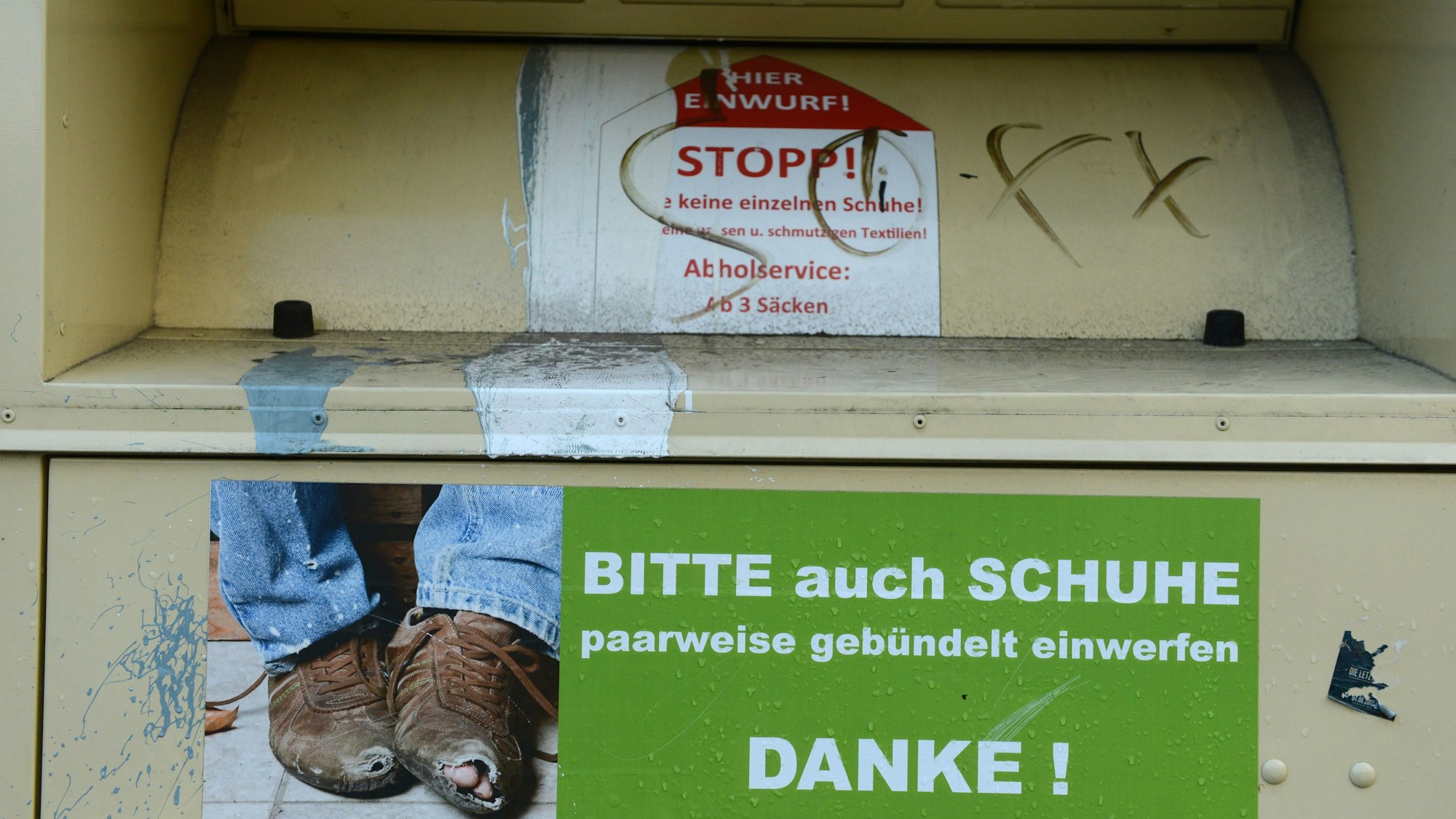 Kleidercontainer wurde in den vergangenen Jahren immer wieder zur tödlichen Falle (Archivbild).