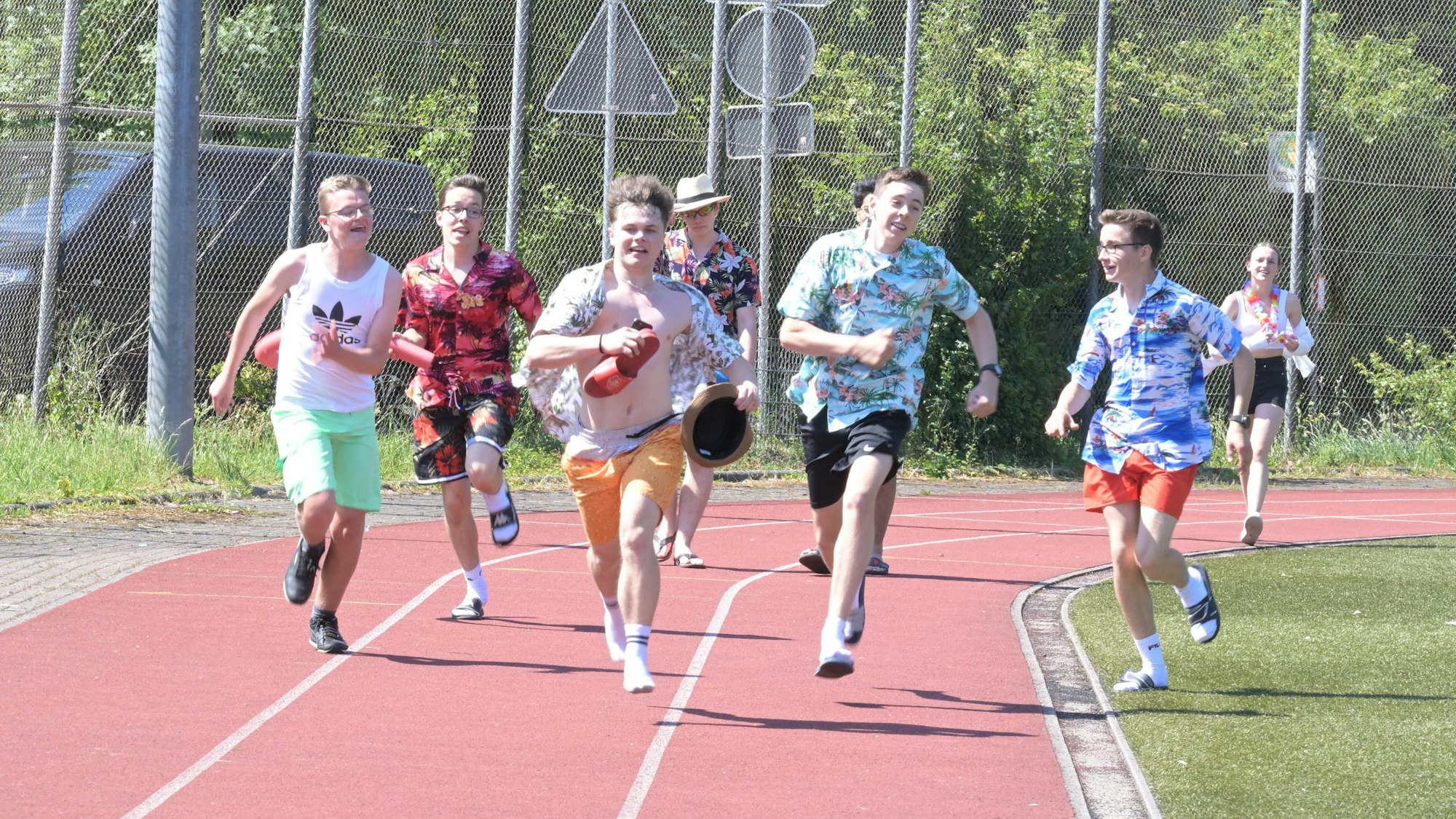 Adventure Sponsorenlauf und Mottolauf Gesamtschule Kürten