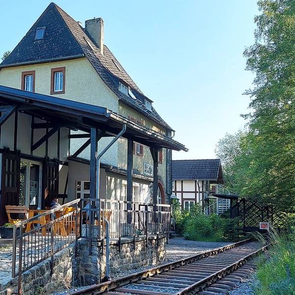 Der ehemalige Bahnhof in Üxheim-Ahütte ist heute ein Museum.