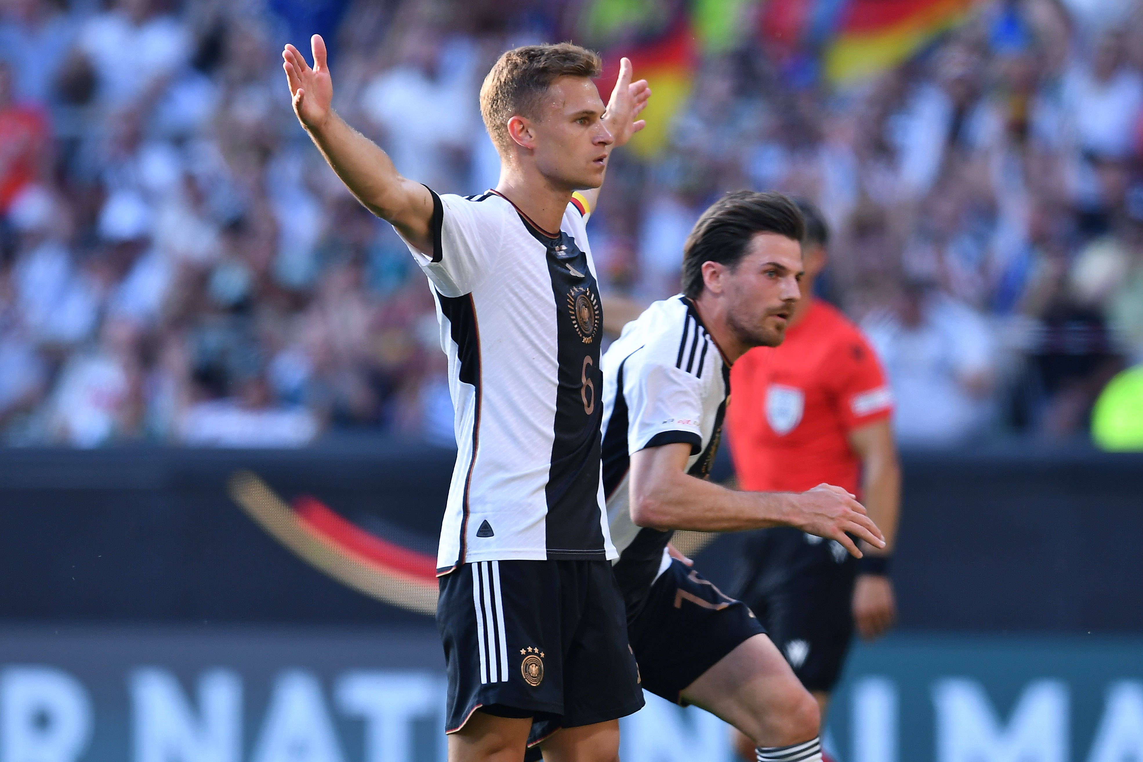 Torjubel zum 3:3 durch Joshua Kimmich