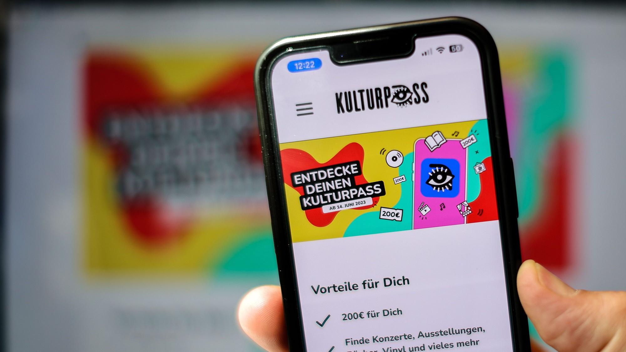 Die Website für den Kulturpass für deutsche Jugendliche ist online.