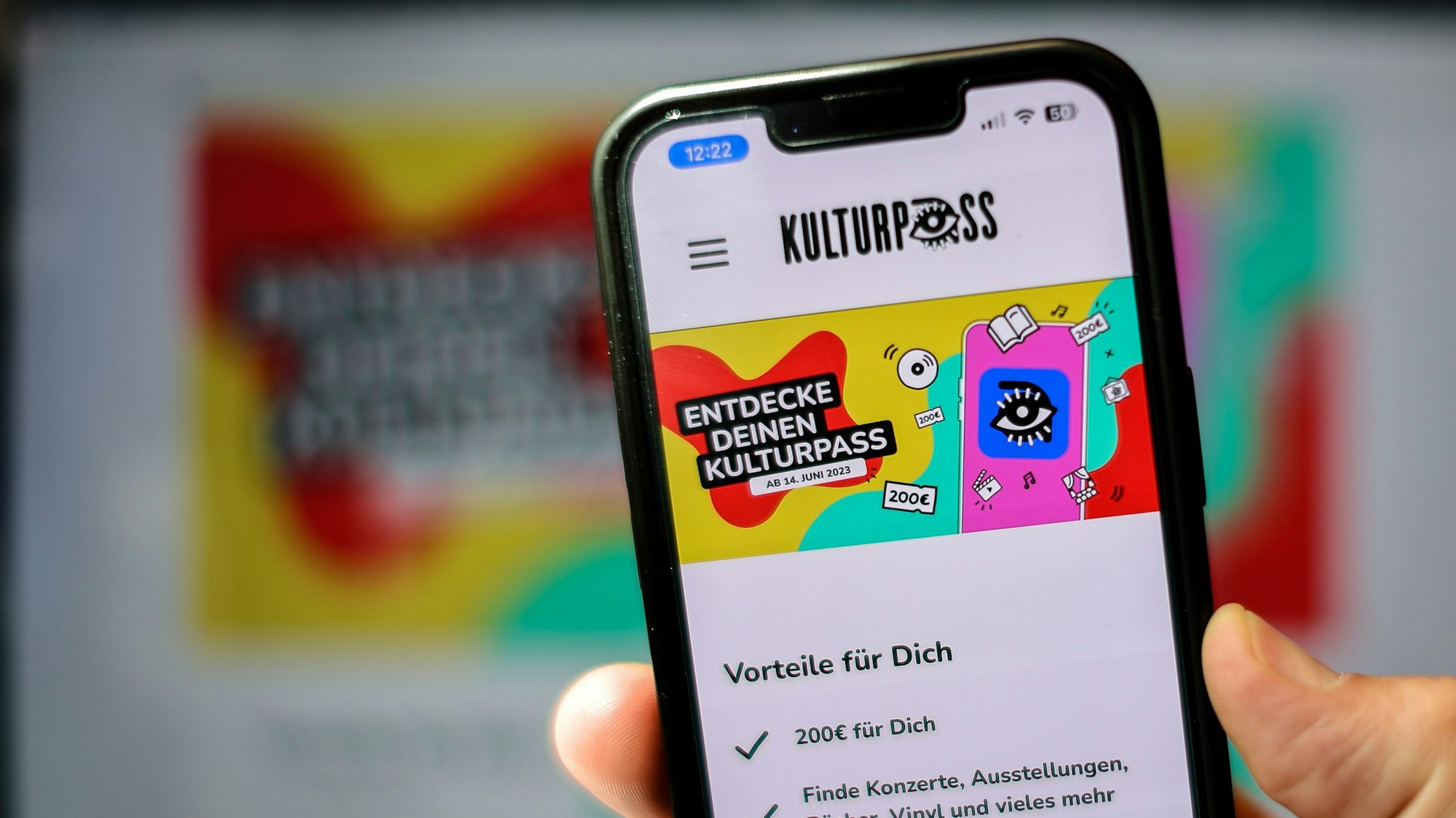 Die Website für den Kulturpass für deutsche Jugendliche ist online.