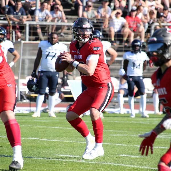 Dylan Jacob, Quarterback der Cologne Centurions