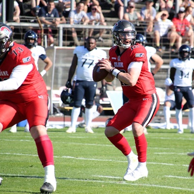 Dylan Jacob, Quarterback der Cologne Centurions